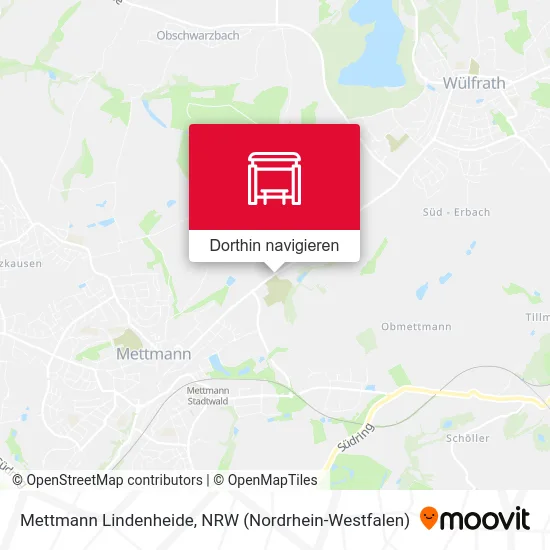 Mettmann Lindenheide Karte