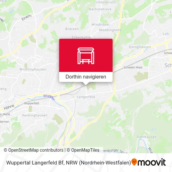 Wuppertal Langerfeld Bf Karte