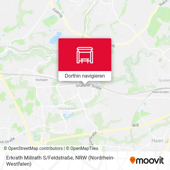 Erkrath Millrath S/Feldstraße Karte