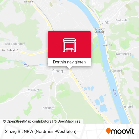 Sinzig Bf Karte