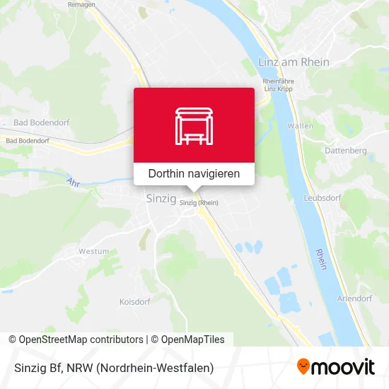 Sinzig Bf Karte