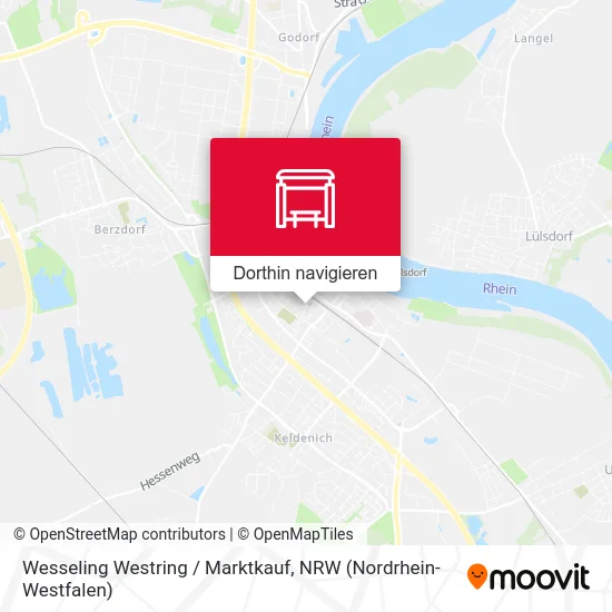 Wesseling Westring / Marktkauf Karte