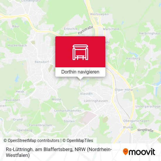 Rs-Lüttringh. am Blaffertsberg Karte