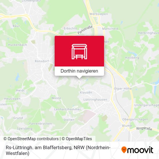 Rs-Lüttringh. am Blaffertsberg Karte