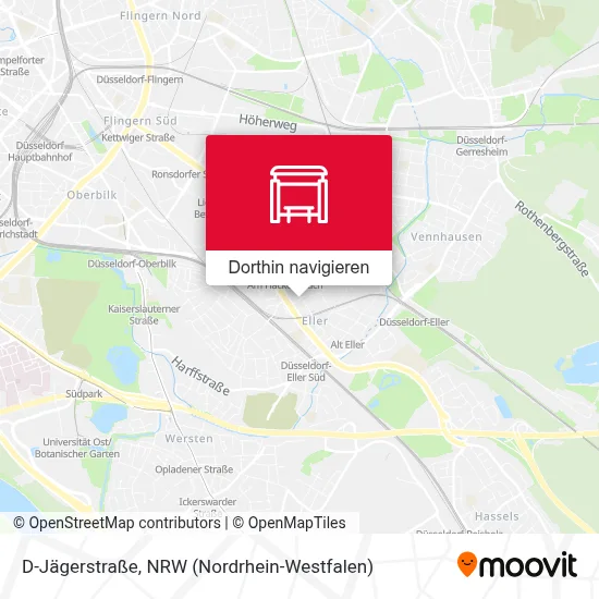 D-Jägerstraße Karte