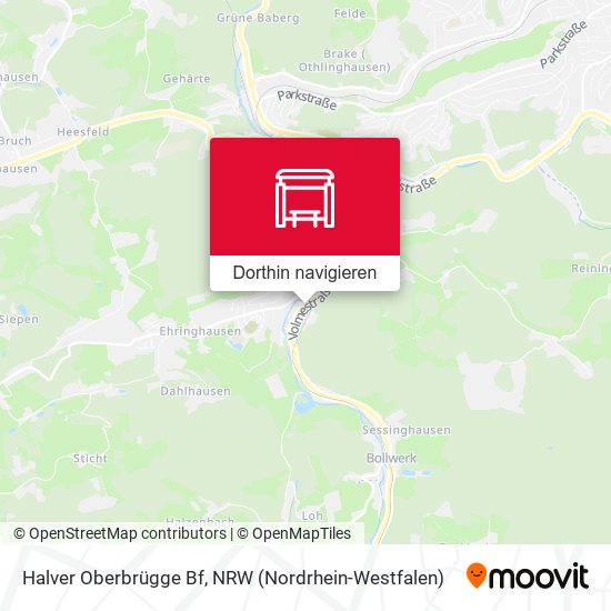 Halver Oberbrügge Bf Karte