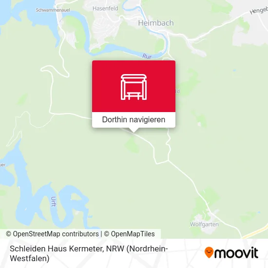 Schleiden Haus Kermeter Karte