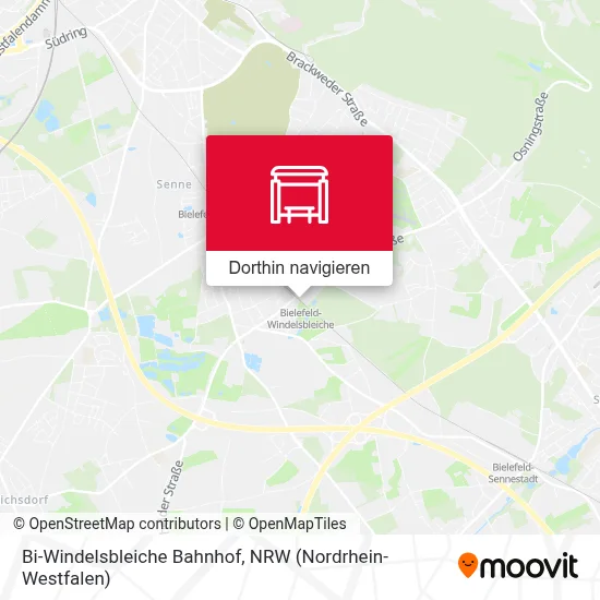 Bi-Windelsbleiche Bahnhof Karte