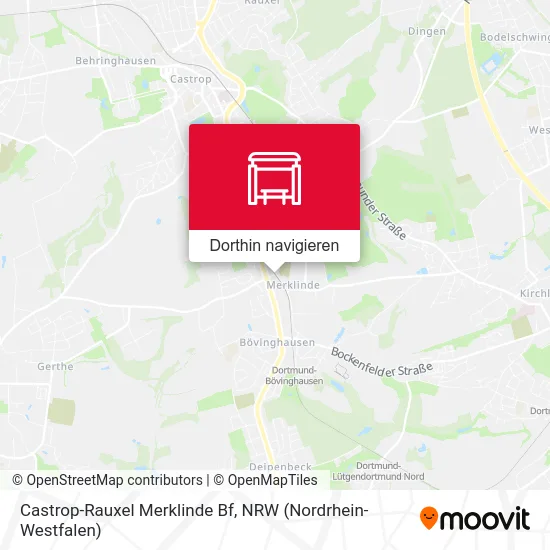 Castrop-Rauxel Merklinde Bf Karte