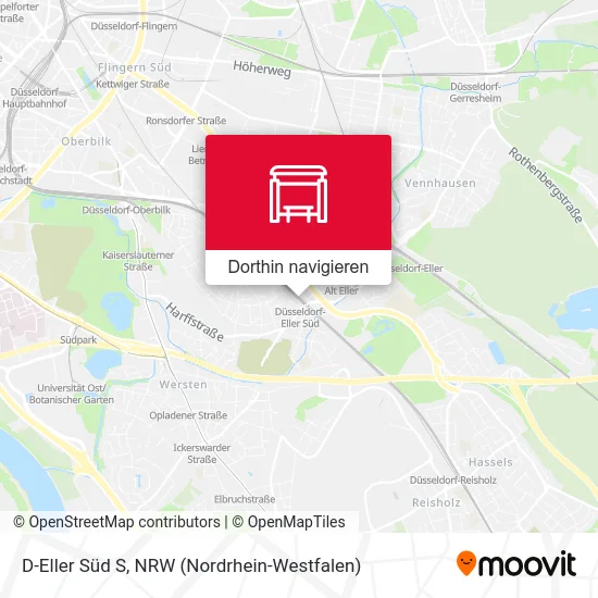 D-Eller Süd S Karte