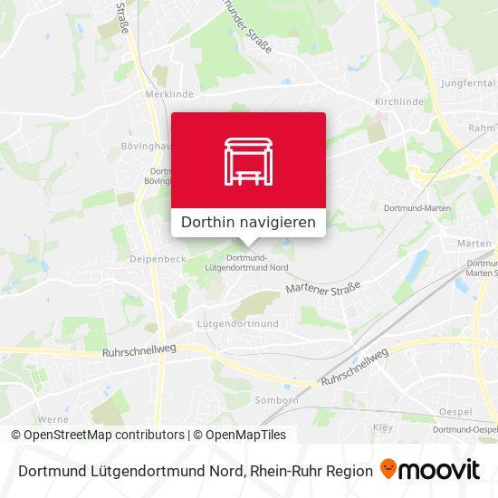 Dortmund Lütgendortmund Nord Karte