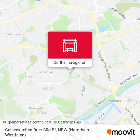 Gelsenkirchen Buer Süd Bf Karte
