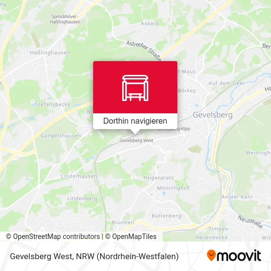 Gevelsberg West Karte