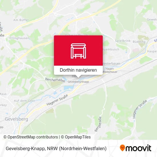 Gevelsberg-Knapp Karte