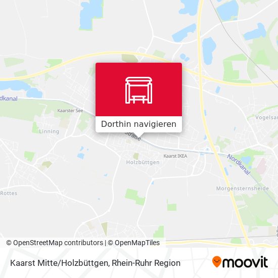 Kaarst Mitte/Holzbüttgen Karte