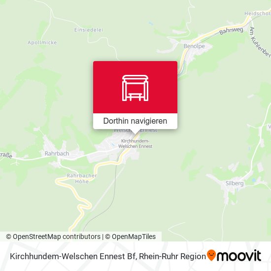 Kirchhundem-Welschen Ennest Bf Karte