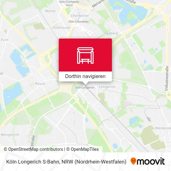 Köln Longerich S-Bahn Karte