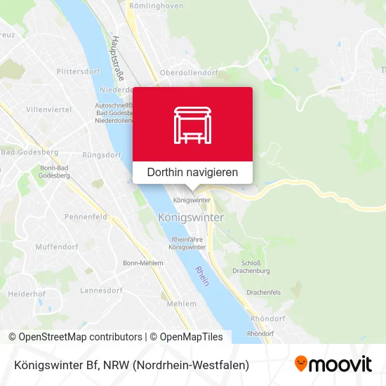 Königswinter Bf Karte