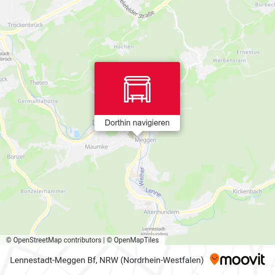 Lennestadt-Meggen Bf Karte