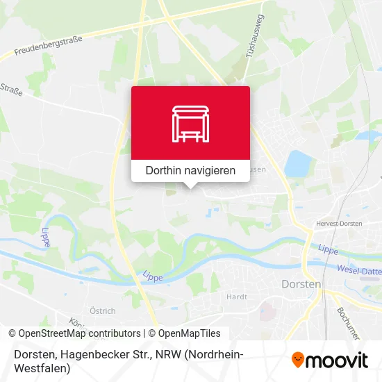 Dorsten, Hagenbecker Str. Karte