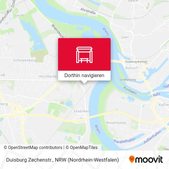 Duisburg Zechenstr. Karte