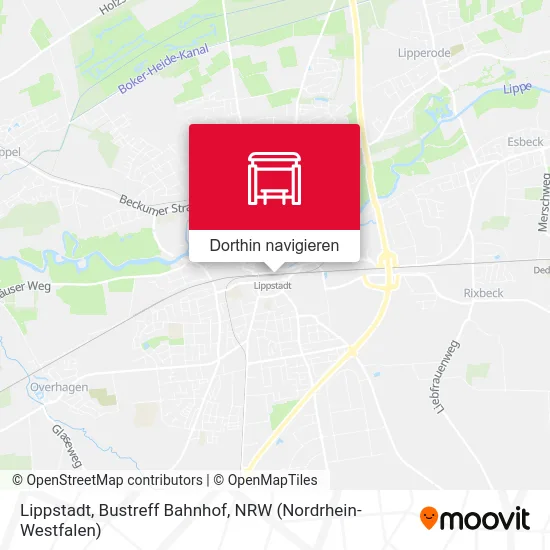 Lippstadt, Bustreff Bahnhof Karte