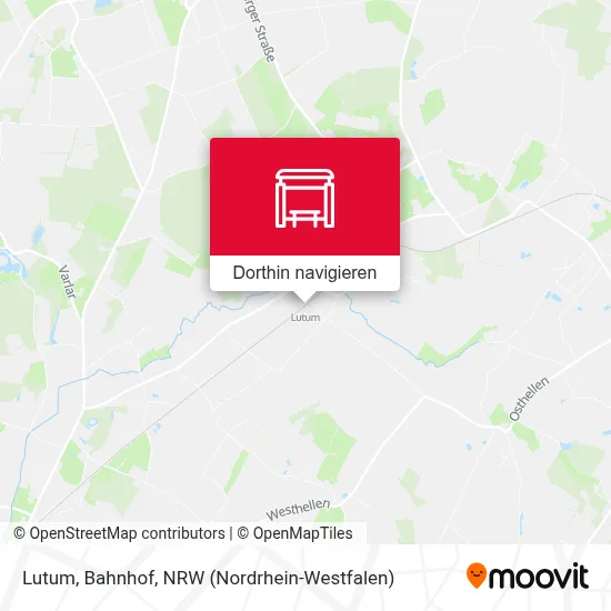 Lutum, Bahnhof Karte