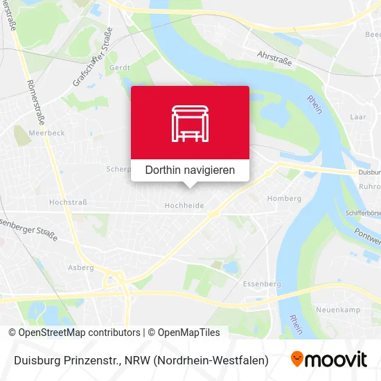 Duisburg Prinzenstr. Karte