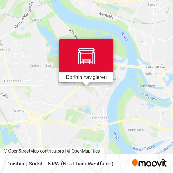 Duisburg Südstr. Karte