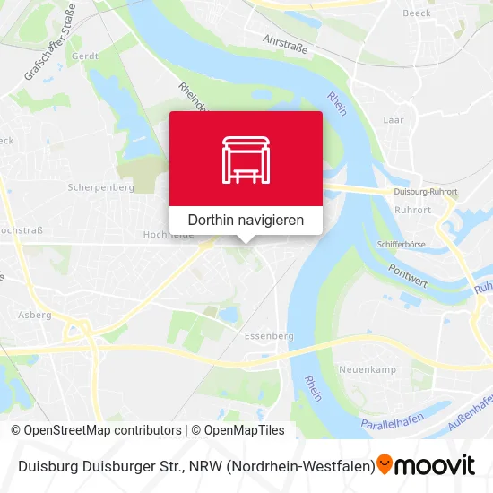 Duisburg Duisburger Str. Karte