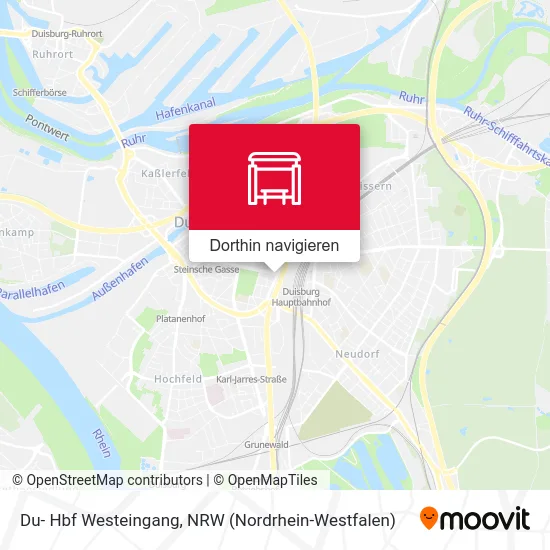 Du- Hbf Westeingang Karte