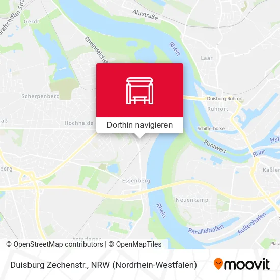 Duisburg Zechenstr. Karte