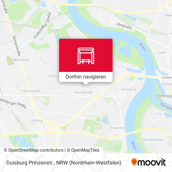Duisburg Prinzenstr. Karte