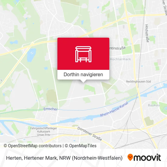 Herten, Hertener Mark Karte