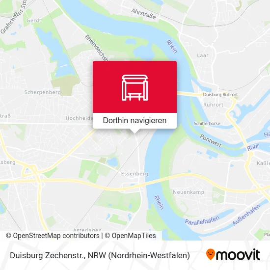 Duisburg Zechenstr. Karte