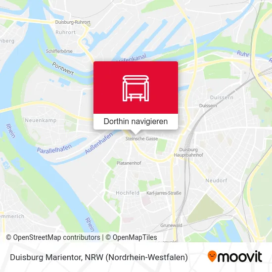 Duisburg Marientor Karte