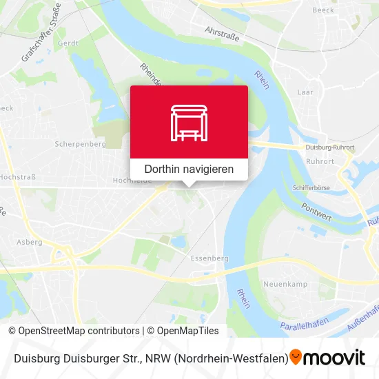 Duisburg Duisburger Str. Karte