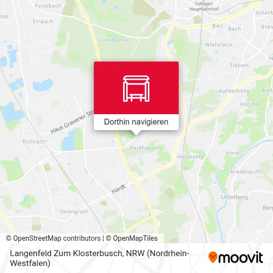 Langenfeld Zum Klosterbusch Karte