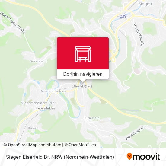 Siegen Eiserfeld Bf Karte