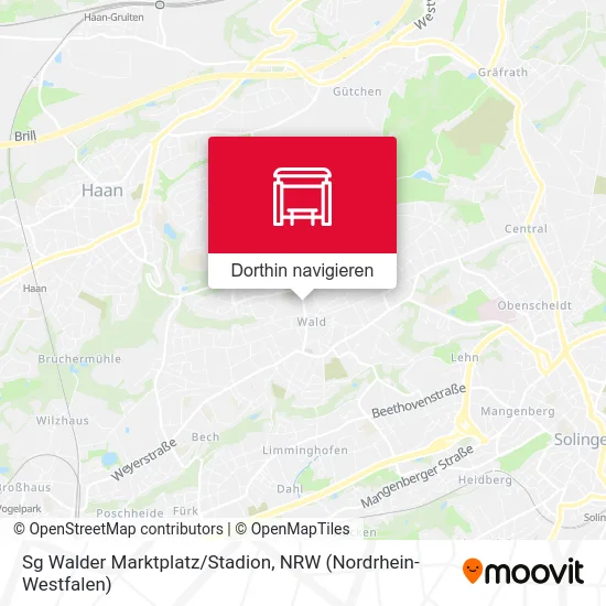 Sg Walder Marktplatz/Stadion Karte