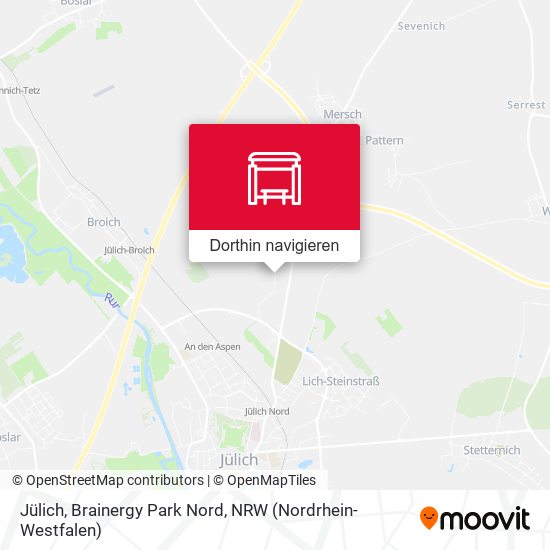 Jülich, Brainergy Park Nord Karte