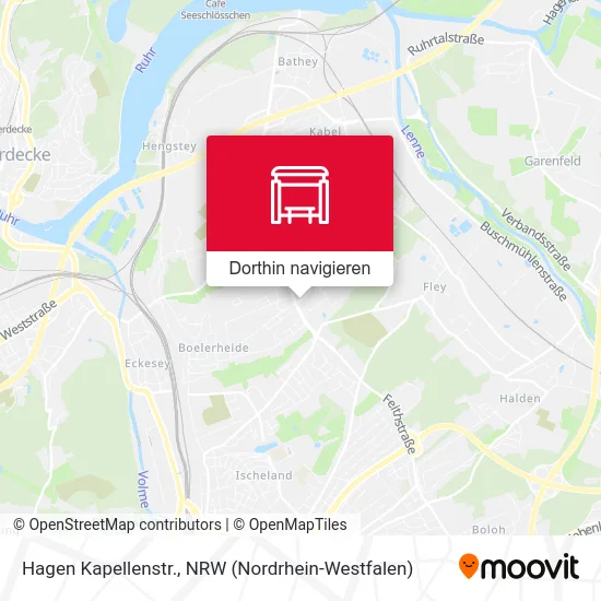 Hagen Kapellenstr. Karte