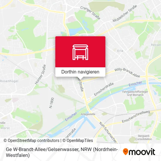 Ge W-Brandt-Allee/Gelsenwasser Karte