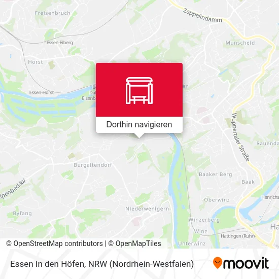 Essen In den Höfen Karte