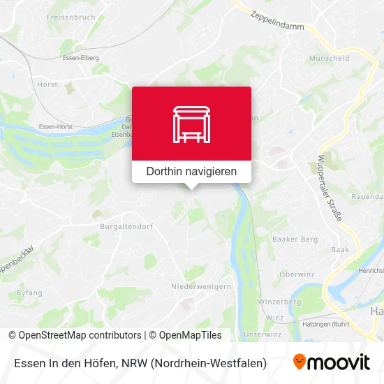 Essen In den Höfen Karte