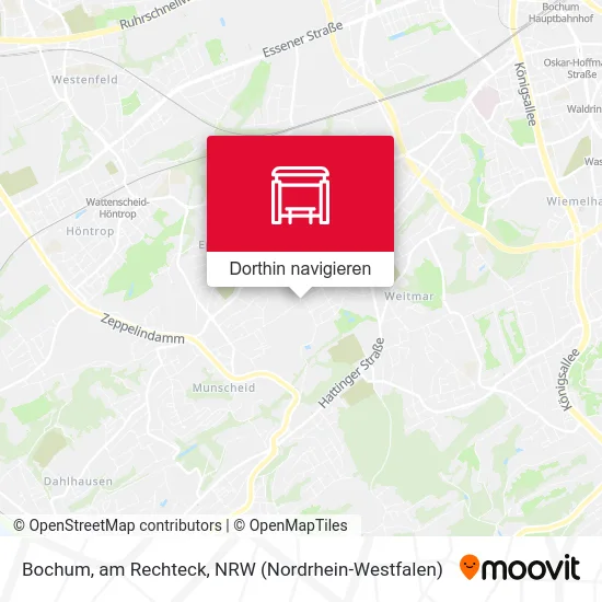 Bochum, am Rechteck Karte
