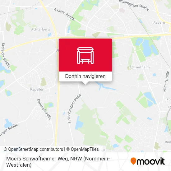Moers Schwafheimer Weg Karte