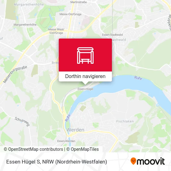 Essen Hügel S Karte