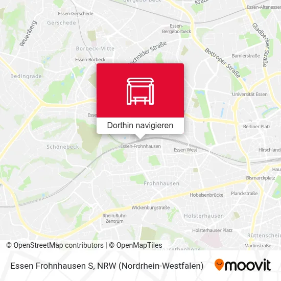 Essen Frohnhausen S Karte