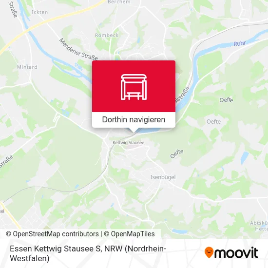 Essen Kettwig Stausee S Karte